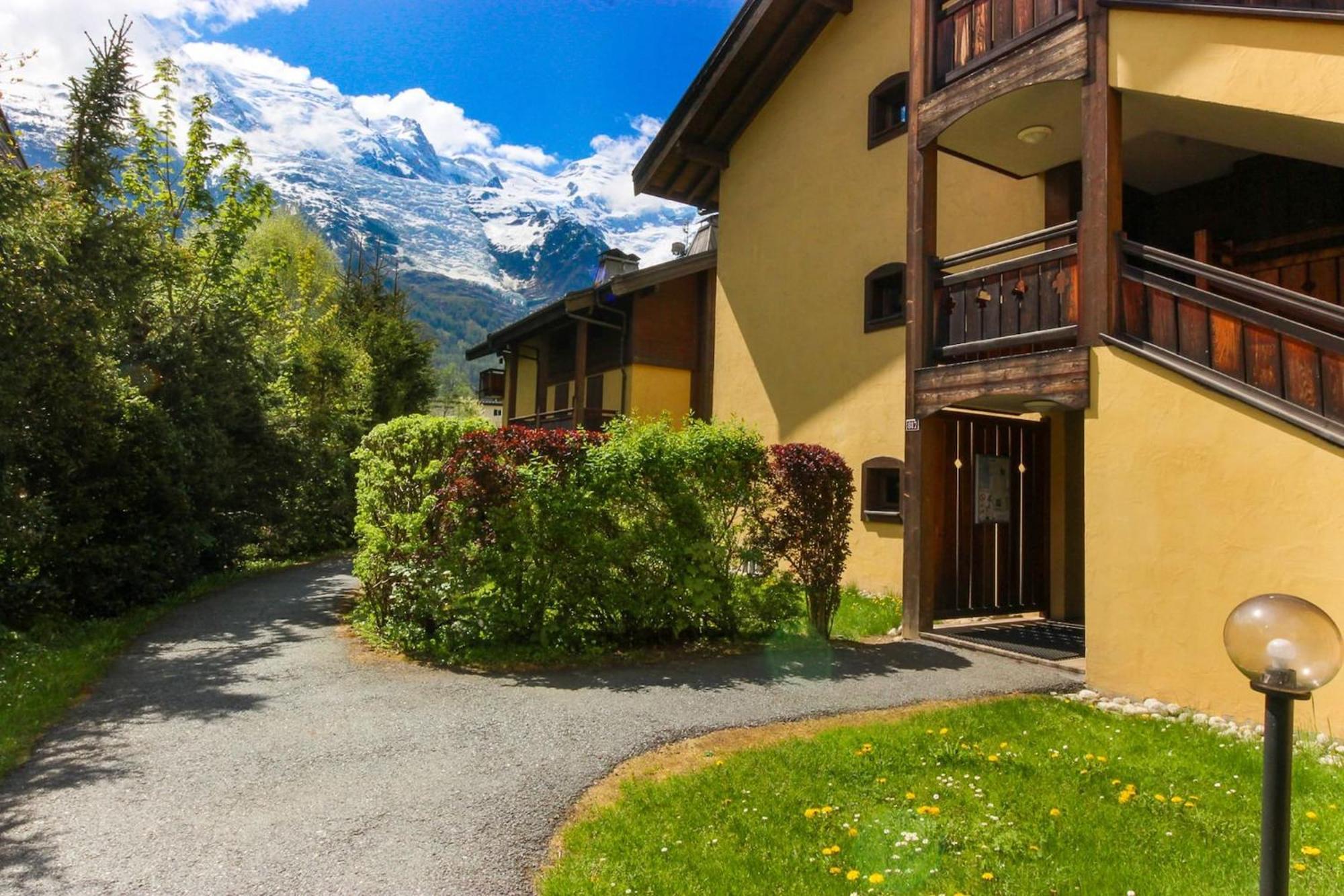 シャモニーLes Capucins - View Off Mont-Blanc Range - 4 Persアパートメント エクステリア 写真